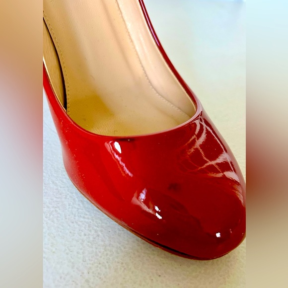 J Crew Red Pump Sz 7 - Picture 5 of 5
